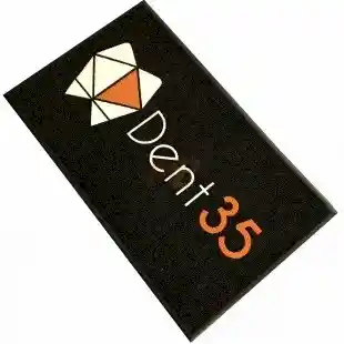 Diş Polikliniğine Özel Logolu Paspas Dent35
