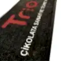 Firmalara Özel Kırmızı Siyah Tabanlı Logolu Paspas Trio Firmalara Özel Kırmızı Siyah Tabanlı Logolu Paspas Trio
