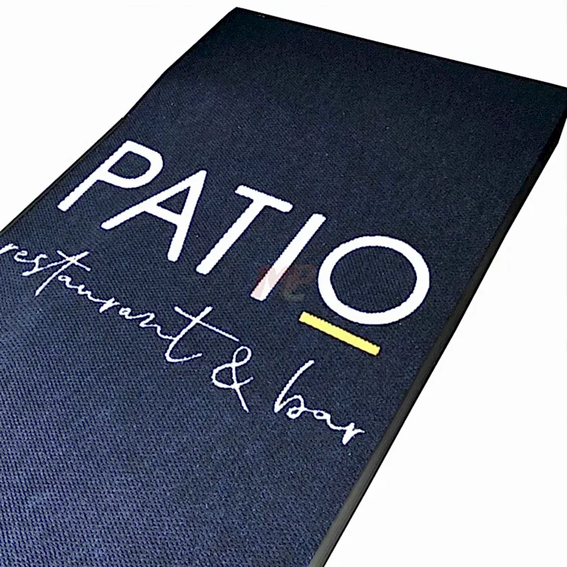 Kafe Bar ve Restoranlara Özel Lacivert Logolu Paspas Patio Kafe Bar ve Restoranlara Özel Lacivert Logolu Paspas Patio