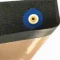 Nazar Boncuklu Siyah Logolu Paspas Nazar Boncuklu Siyah Logolu Paspas