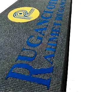 Otellere Gri Logolu Paspas Rugancı