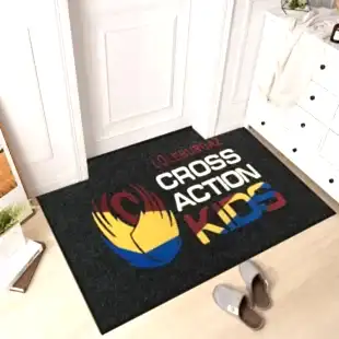 Çok Renkli Logolu Paspas Kids